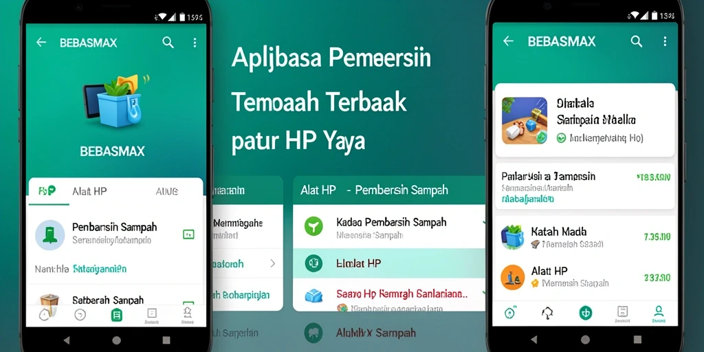 Tampilan antarmuka BEBASMAX yang intuitif dan fungsional.