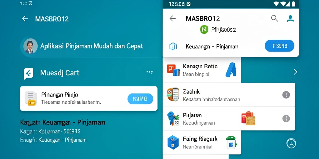 Tampilan antarmuka aplikasi MASBRO12 yang ramah pengguna.