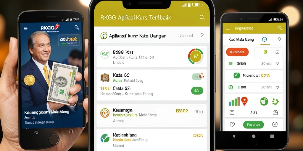 Tampilan antarmuka RKGG yang user-friendly untuk kurs mata uang.